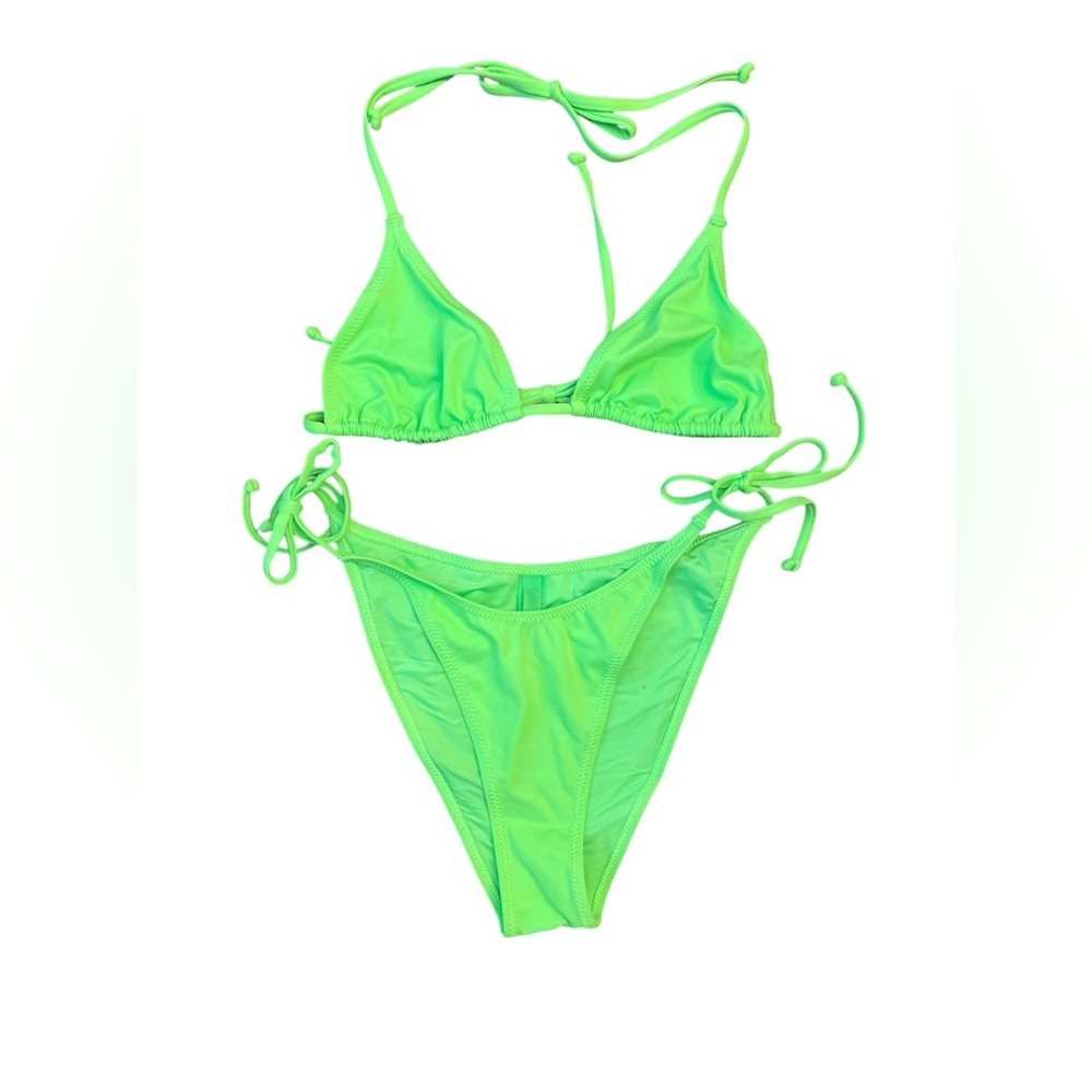 SKIMS Neon Green Bikini